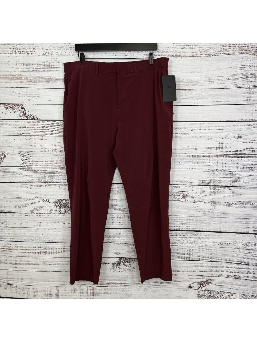 Fabletics The Only Pant Red Stretch Water Resistant Pants